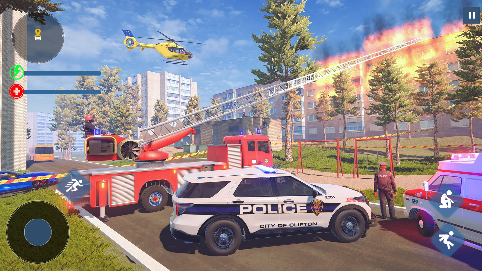 Emergency Firefighter Police screenshot