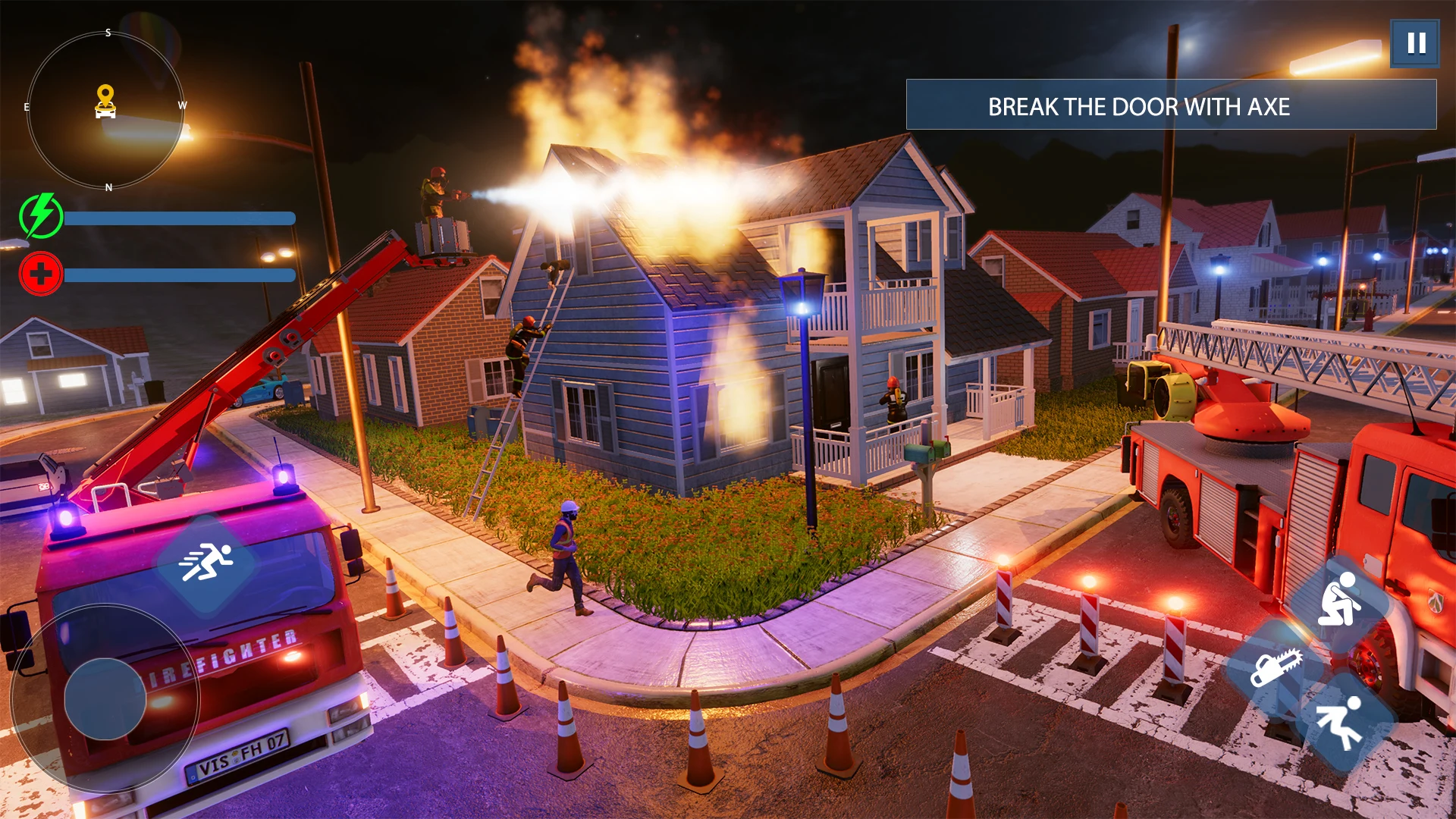Emergency Firefighter Police screenshot
