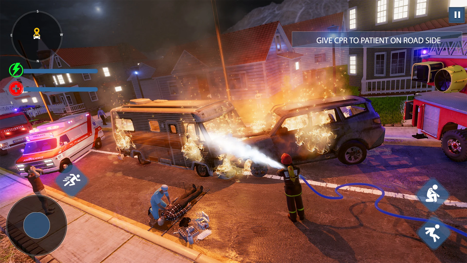 Emergency Firefighter Police screenshot